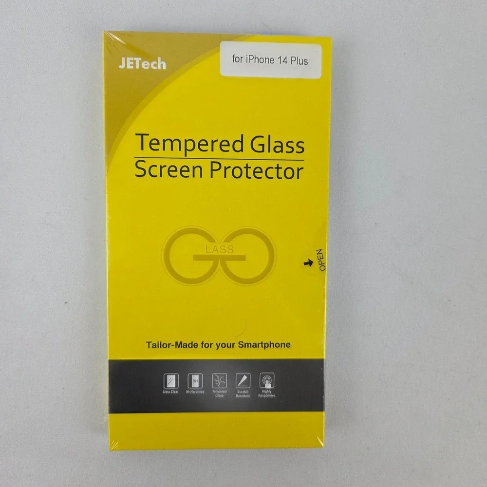 JETech Full Coverage Screen Protector for iPhone 14 Plus 6.7-Inch, 3-pack